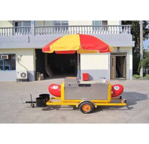 Hot Dog Cart, food trailer, food truck, mobile kitchen