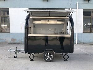 food cart, coffee cart, food trailer, hot dog cart