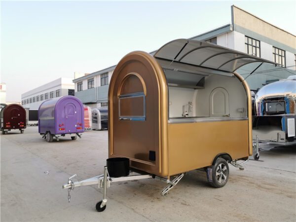 Small Roundtop Coffee Trailer - Image 3