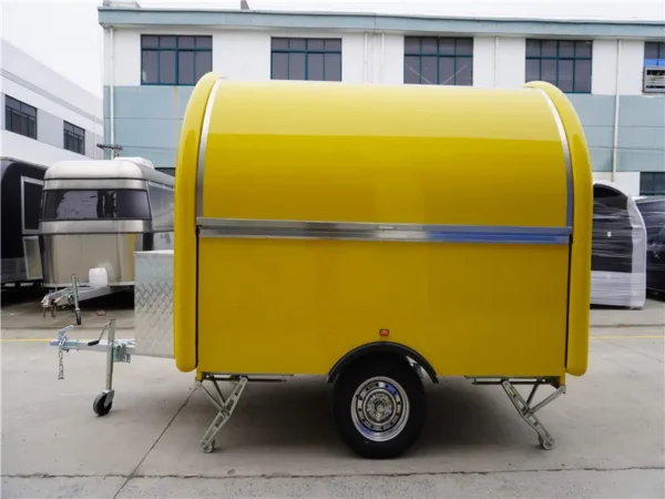 food cart, coffee cart, food trailer, hot dog cart