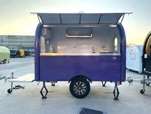 food cart, coffee cart, food trailer, hot dog cart